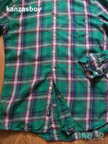 Replay Long Sleeve - страхотна мъжка риза КАТО НОВА M, снимка 4 - Ризи - 47841110