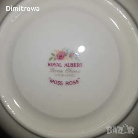 Троен сет ROYAL ALBERT СЕРИЯ MOSS ROSE, снимка 5 - Сервизи - 47828911