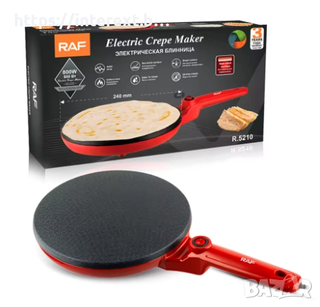 Електрически уред за палачинки RAF R-5210, снимка 2 - Други стоки за дома - 51969909