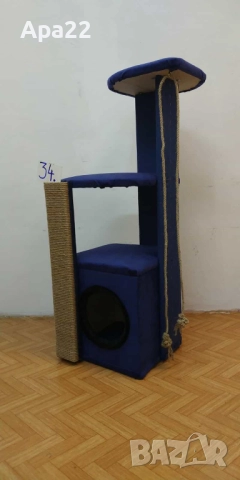 НОВИ КОТЕШКИ КАТЕРУШКИ С КЪЩИЧКА – 90 см ОБЛЕН , снимка 14 - За котки - 52484339