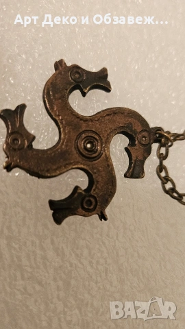 Фашиски медальон, снимка 2 - Колиета, медальони, синджири - 53194978