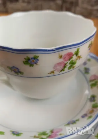 Чаши с подложни и десертни чинии - Hutschenreuther, снимка 6 - Чаши - 49776249