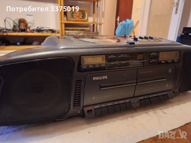 Касетофон Philips, снимка 7 - Радиокасетофони, транзистори - 42909708
