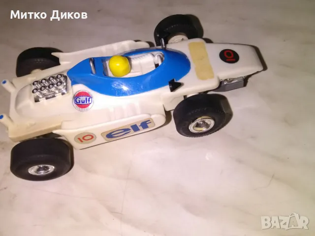 Винтидж количка чешка Формула 1 от 1985г маркова на Итес колекционерска Елф 10 гълф, снимка 5 - Колекции - 49548552