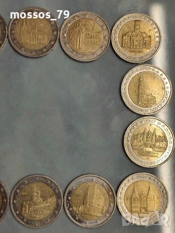 14 монети 2€ катедрали Германия , снимка 3 - Нумизматика и бонистика - 52971553