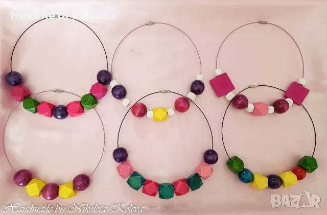 Дамски Колиета Ръчна изработка, снимка 2 - Колиета, медальони, синджири - 25853358