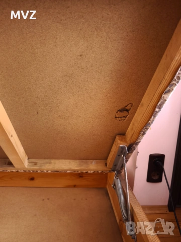 Масивно дървени легло с матрак и ракла, снимка 4 - Спални и легла - 54024558