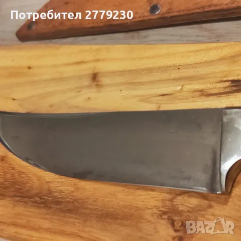 Ловен нож много масивен с дръжка от рог на Елен. Нов!, снимка 10 - Ножове - 49909678