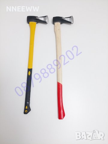 Брадва с клин фибростъкло,Брадва с клин за цепене на дърва 90см, снимка 4 - Градински инструменти - 38033297