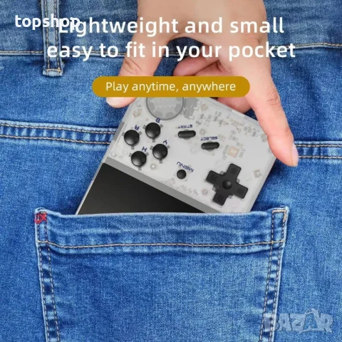 Конзолна игра ANBERNIC RG35XX Plus, 5000+ игри, 64GB Памет, Cortex-A9, GPU, RAM, Linux OS, снимка 5 - Nintendo конзоли - 50495022