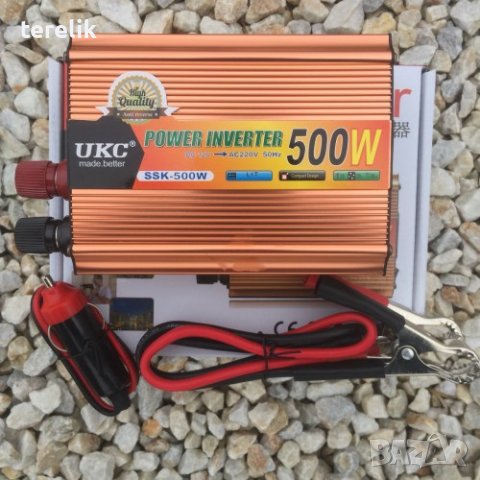 !Нови ИНВЕРТОРИ UKC 2000W с дисплей -12V или 24v /220V, Промоция, снимка 7 - Аксесоари и консумативи - 39418189