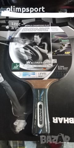 ТЕНИС ХИЛКА DONIC WALDNER 900 нова Дръжка на хилка конкав  Spin 90 Скорост 90 Контрол 60 , снимка 2 - Тенис - 39583459