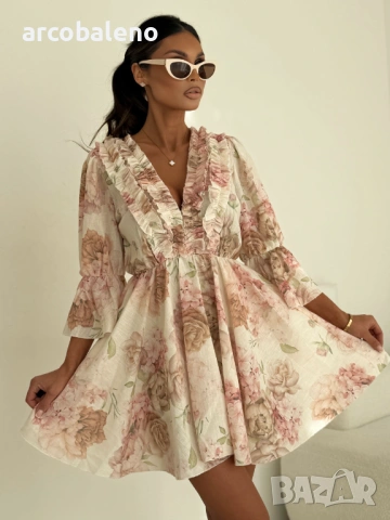 Елегантна дамска рокля, 3цвята , снимка 10 - Рокли - 53939581