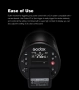 Преносима светкавица GODOX Witstro AD300PRO, снимка 5