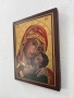 Рисувана икона на дърво - Света Богородица с Младенеца №7758, снимка 4