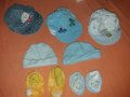 Бебешки шапки и памучни обувки, снимка 1 - Бебешки шапки - 31528853