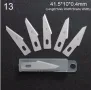 Технически/канцеларски/ скалпел с 1 един + /5броя резервни резци/., снимка 5