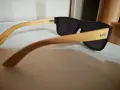 Ръчно изработени слънчеви очила от бамбук (Wayfarer) + твърд бамбуков калъф , снимка 5