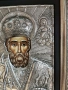  Сребърна икона на Свети Никола, снимка 5
