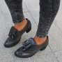 Обувки на ток - сиви - 16284, снимка 2