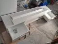 Тв шкаф с LED , и рафтове за стена , снимка 5