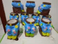 ръчно изработени кашпи боядисани с акрилни бои и лакирани , снимка 6