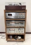 🔊Топ ретро аудио сет - система AKAI AM-2450, AT-2450L, GXC-740D, AP-206C + рак шкаф🔊, снимка 3
