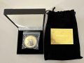 Колекционерска позлатена монета Apple Стив Джобс, снимка 1 - Нумизматика и бонистика - 42230521