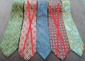 Италиански копринени вратовръзки с орнаменти , снимка 2