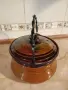 ГЛИНЕНО ГЮВЕЧЕ С КАПАК И ДРЪЖКА , снимка 2