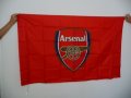 Арсенал Англия Футбол Шампионска лига знаме флаг Висша гол, снимка 1
