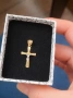 Златен православен кръст с разпятие 14 к, снимка 1