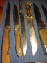 Стари ножове, различни видове , масап стар. , снимка 4