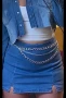 Нови дънкови панталонки/пола, снимка 4