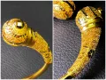 Златна гривна белезник grivna zlaten 14 k 585 gold, снимка 10