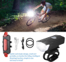 Комплект LED светлини за велосипед колело предна и задна, USB R-7188, снимка 9