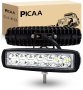 PICAA LED работна светлина 2 x 6 инча 18 W ATV Камион Офроуд, снимка 1 - Аксесоари и консумативи - 42774442