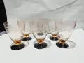 ретро стъклени чаши , снимка 1