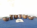 Медни сервизи за кафе, може и за греяна ракия. , снимка 12