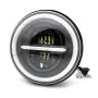 Комплект Кръгли LED фарове 7″ 70W H4 букса, къси – T102, снимка 5