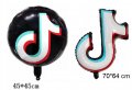 Tik Tok Тик Ток фолиев и лого фолио балон хелий газ или обикновен, снимка 2