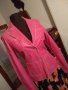 ЕСТЕСТВЕНА КОЖА Дамско кожено сако в розово, снимка 1