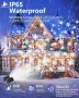 Двоен коледен проектор Coollamp със снежинки и таймер, снимка 3