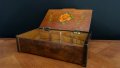 Махагонова дървена кутия 1900г., снимка 1 - Антикварни и старинни предмети - 44367678