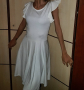 Бяла рокля с панделки  на гърба, снимка 5