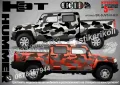 GMC Hummer H2 SK-SJV3-H-H2 Кaмуфлаж Офроуд Джип Пикап Лодка Camouflage Off-Road стикери, снимка 3