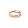Златен дамски пръстен 1,43гр. размер:56 14кр. проба:585 модел:17605-4, снимка 3