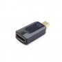 Преходник Адаптер от Mini DP Мъжки към HDMI Женски VCom SS001167 Adapter Mini DP/HDMI, снимка 1 - Кабели и адаптери - 33988733