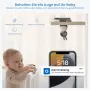 Бебефон с камера и монитор ieGeek 2K 3MP 5-инчов WiFi видео бебефон с PTZ 360 , снимка 5