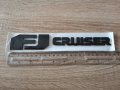 Емблема Надпис лого черен Тойота Toyota FJ cruiser, снимка 2